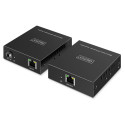 "DIGITUS USB Extender 3xUSB-A 1xUSB-C mit CAT-Kabel schwarz"