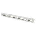 "DIGITUS Patchpanel 1HE 24xCat6A Keystone Module geschirmt gr"