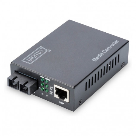 "DIGITUS Medienkonverter Gigabit RJ45/SC Singelmode"