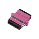 DIGITUS LWL adapter SC->SC Multimode Duplex OM4 violetne