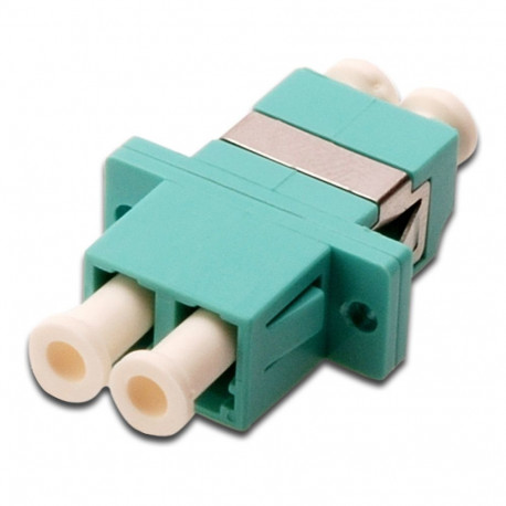 "DIGITUS LWL Kupplung LC->LC Multimode Duplex OM3 aqua"