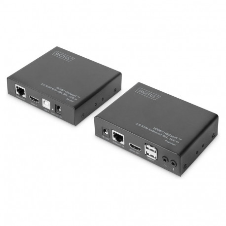 DIGITUS HDMI HDBaseT 2.0 KVM pikendajate komplekt, 100 m