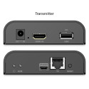 "DIGITUS Extender Set HDMI KVM 4K/60Hz schwarz"