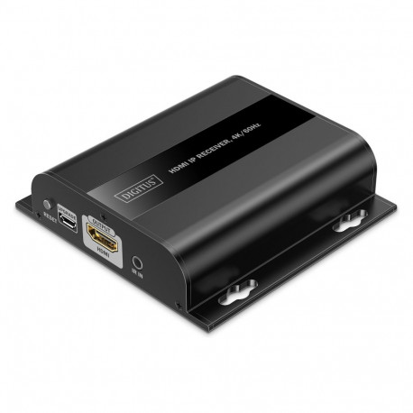 DIGITUS HDMI IP vastuvõtja 4K/60Hz must