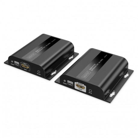 DIGITUS HDMI IP PoE 4K/60Hz must pikenduskomplekt