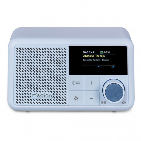 Medion LIFE® kaasaskantav DAB+ raadio S66822, sinine
