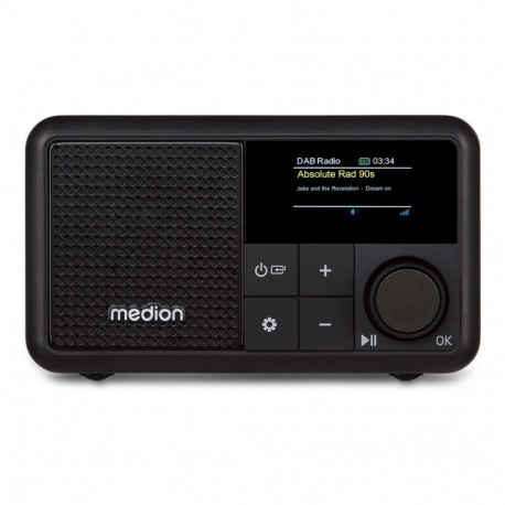 Medion kaasaskantav DAB+ raadio LIFE® S66822, must