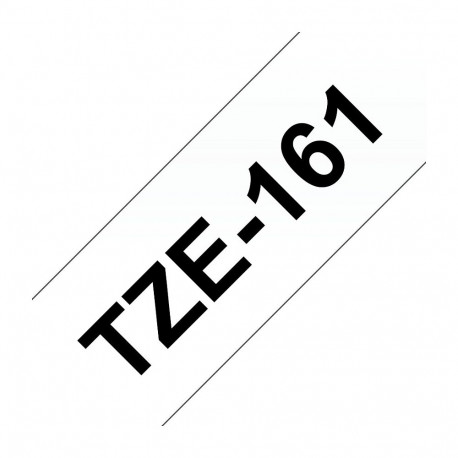 Brother P-Touch TZE-161 must läbipaistev 36mm