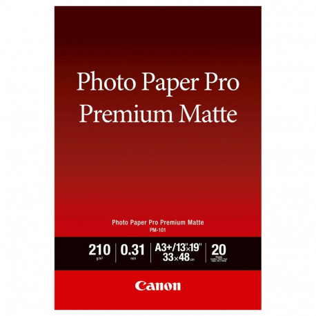 Canon fotopaber esmaklassiline matt A3+ 20 lehte