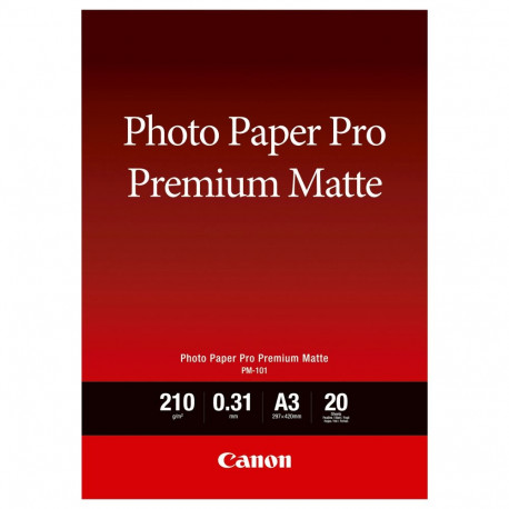 Canon premium matt fotopaber A3 20 lehte