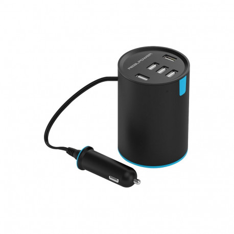 "RealPower KFZ-Ladegerät Tube 2400mA 5xUSB"