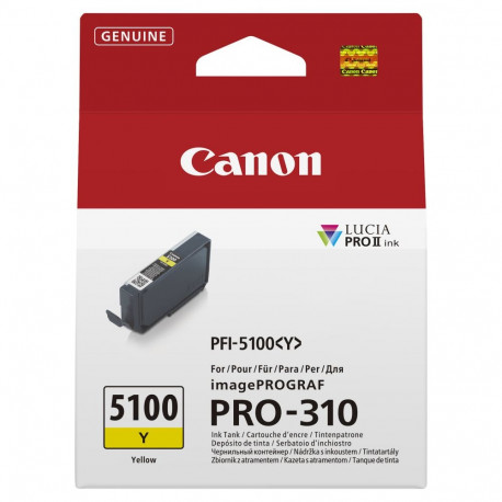 Canon PFI-5100 SERIES kollane tindimahuti