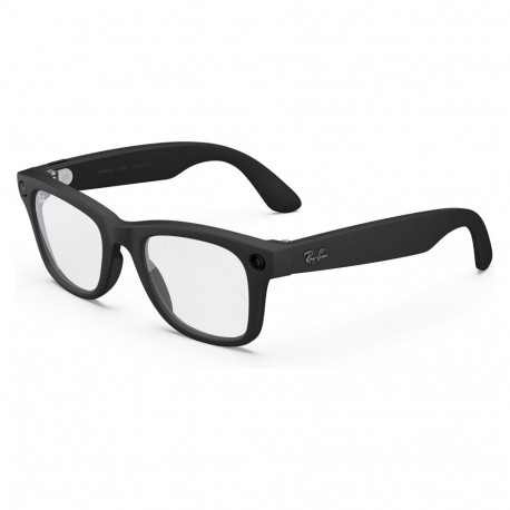 "META Ray-Ban Wayfarer Gen2, Schwarz matt, Klar AI Glasses"