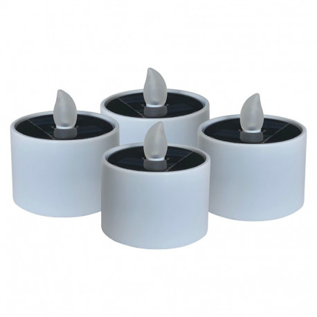 "RealPower LED- Solar Teelicht STL-4, 4 Stück"