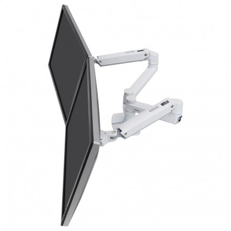"ERGOTRON LX-Montagearm fuer 2 Monitore nebeneinander weiss 68cm 27Zoll bis 33cm anheben max 18kg.be