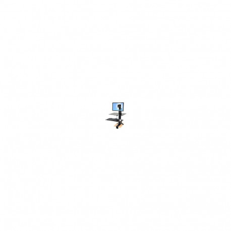 Ergotron WorkFit-S keskmise suurusega HD monitorihoidik tööpinnaga kuni 76 cm 30-tolline VESA 75x75 