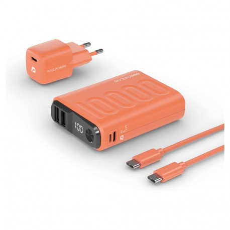 "RealPower Powerbank PB-10000 Set orange 10.000mAh"
