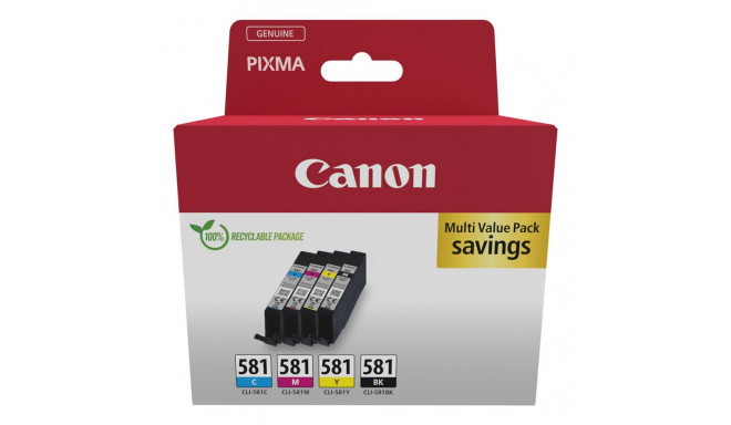 Canon CLI-581 2103C006 originaal printerikassettide multipakk