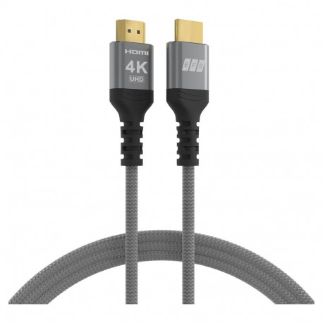 "EFB HDMI Kabel High-Speed m. Ethernet 4K60Hz 0,5m grau"