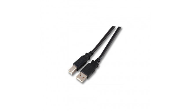 EFB USB2.0 ühenduskaabel A-B, 5m, must, Classic