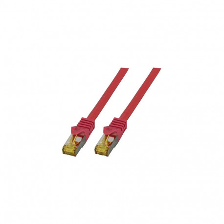 "EFB RJ45 Patchk. S/FTP Cat.6A LSZH Cat.7 Rohk. 0.50m rot"