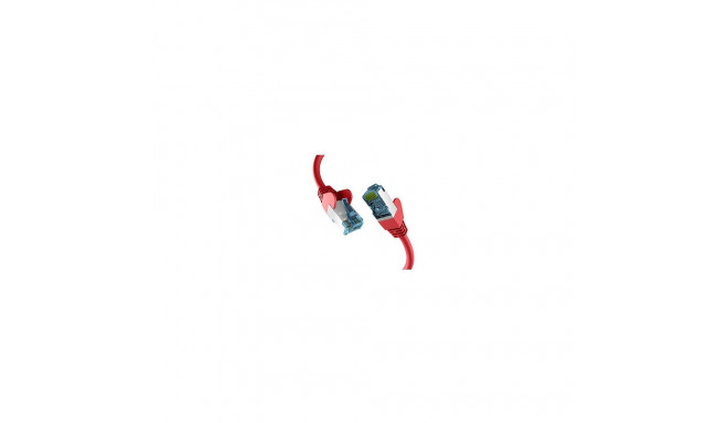 "EFB RJ45 Patchkabel mit Cat7 Rohkabel 0.50m rot"