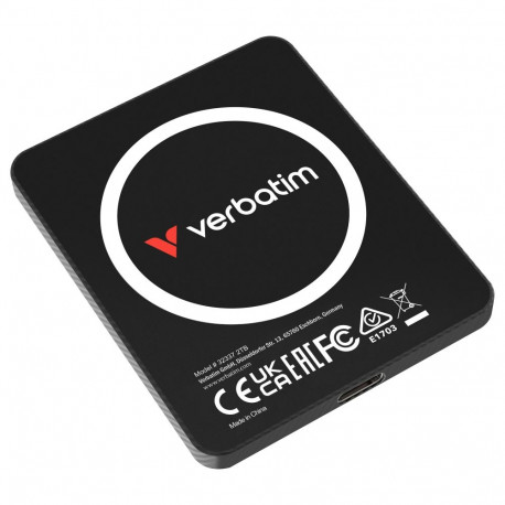 "2TB Verbatim SnapBack Ultra Slim USB 3.2 Gen 2x2 black 32337"