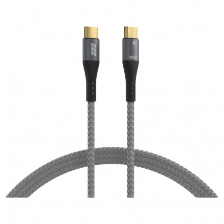 "EFB USB-C Kabel 100W PD 3.0 5A E-Marker Chip 1m grau"