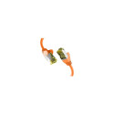 "EFB CAT6a ORANGE 5m Patchkabel S/FTP PIMF"