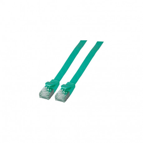 "EFB RJ45 Flachpatchkabel U/FTP, Cat.6A, PVC, 5m, grün"