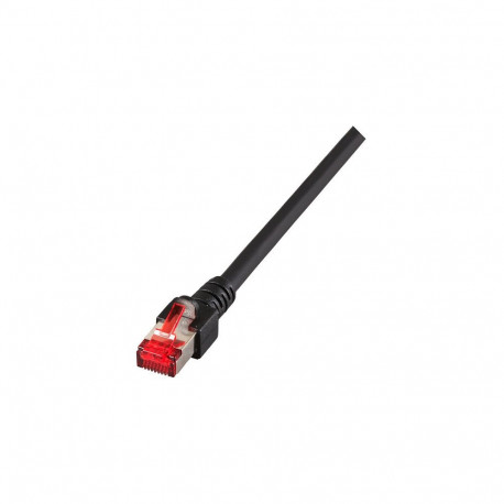 "EFB RJ45 Patchkabel S/FTP Cat.6A LSZH 0.15m schwarz"