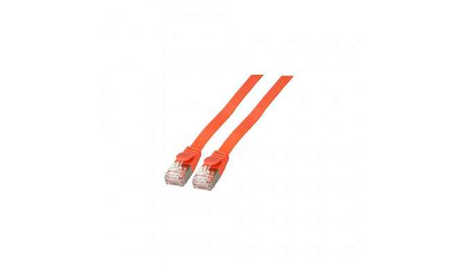 "EFB RJ45 Flachpatchkabel U/FTP Cat.6A PVC 0.50m rot"