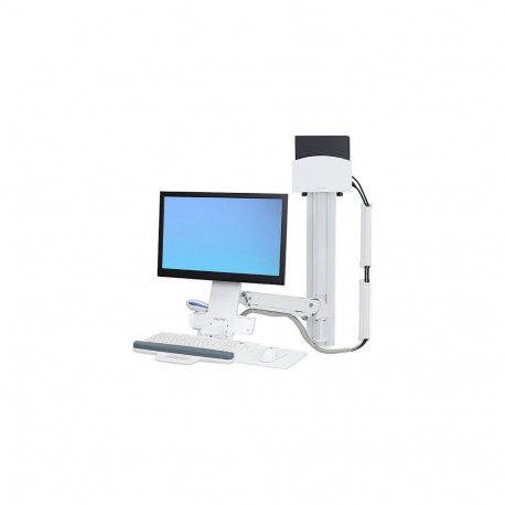 Ergotron StyleView Sit-Stand Combo System valge kuni 61cm 24 tolli LCD ja klaviatuur max 13,2kg