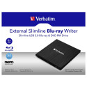 "External Blu-ray Writer Verbatim SlimLine USB 3.0"