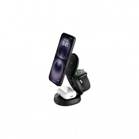 "Belkin Boost Charge klappb. mag. 3-in-1 Lades. Qi2 sw. WIZ034kqBK"
