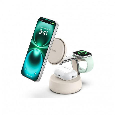 "Belkin UltraCharge Pro 25W Qi2 mag.3-in-1 Ladest.ws. WIZ040kqSD"