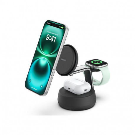"Belkin UltraCharge Pro 25W Qi2 mag.3-in-1 Ladest.sw. WIZ040kqCH"