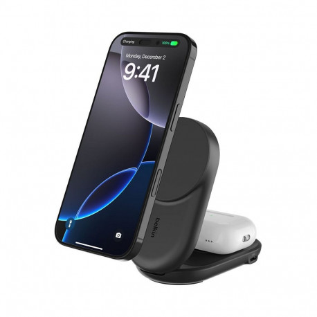 "Belkin Wireless Charger mit QI2 (2-in-1), Schwarz, 25W"