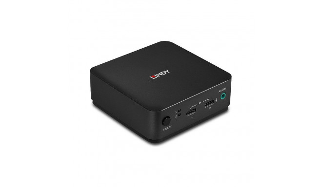 "LINDY 2 Port Type C, DisplayPort 1.2 KVM Switch"