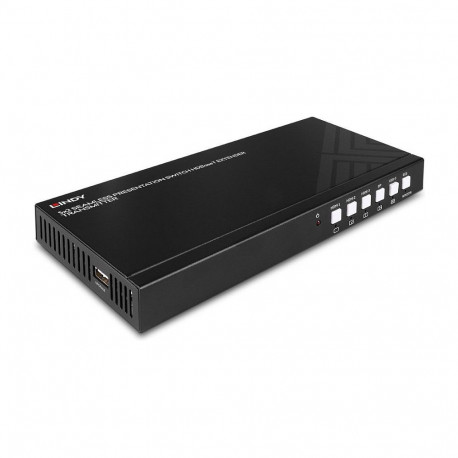 LINDY HDBaseT pikendus-saatja HDMI, DP ja Type-C sisenditega