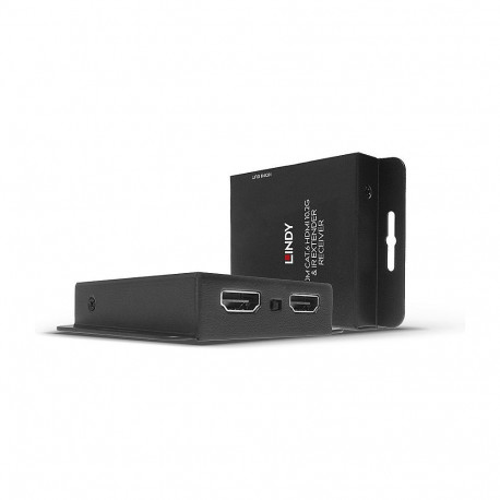 LINDY 70m Cat.6 HDMI 4K30 ja IR pikendi koos PoC ja Loop Out funktsiooniga