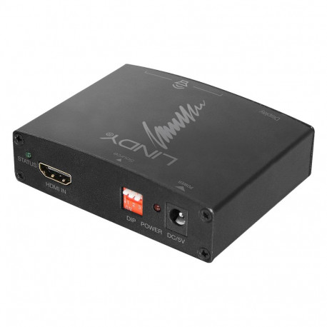 "LINDY Audio Extractor HDMI mit Bypass 4K optisch und coaxial"