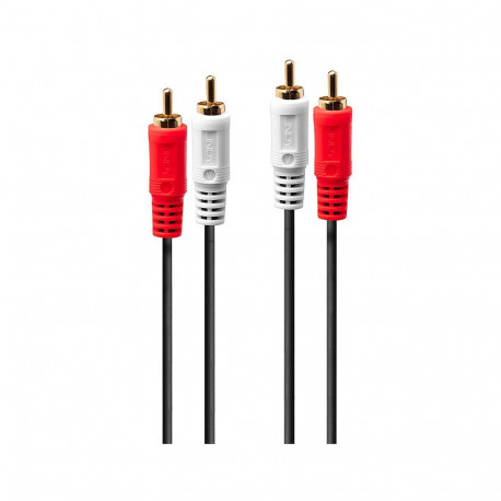 "LINDY Audiokabel Stereo 2m 2xRCA (Cinch) m/m vergoldet"