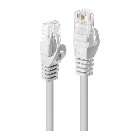 "LINDY Patchkabel Cat6 U/UTP Basic weiß 0.30m"