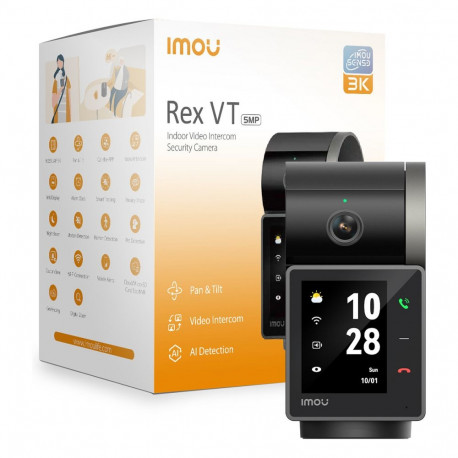 IMOU Rex VT Pro IP-kaamera 5MP WLAN 3K IR 20m