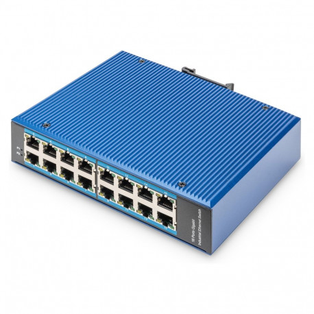 "DIGITUS Gigabit Ethernet Netzwerk Switch 16-Port Industrial Unmanaged"