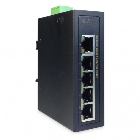 "DIGITUS 5-Port Gigabit Industrie Switch Unmanaged"