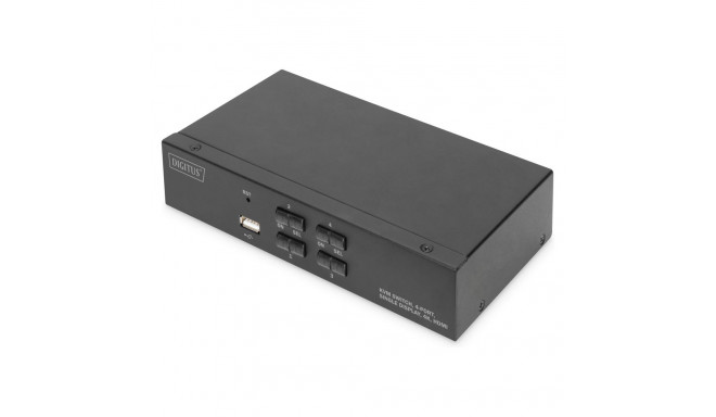 "DIGITUS 4-Port KVM-Switch Single-Display"