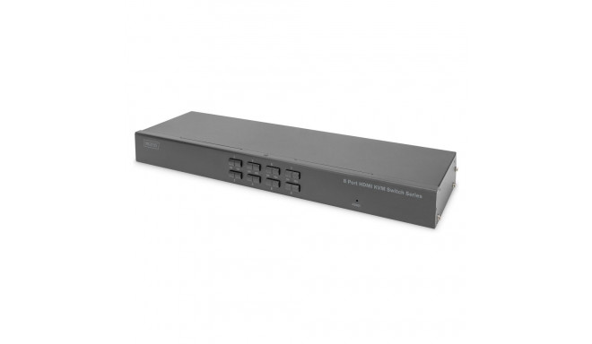 "DIGITUS Desktop 8 Port HDMI KVM Switch Single View"
