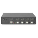 "DIGITUS 4-Port KVM-Switch Single-Display"